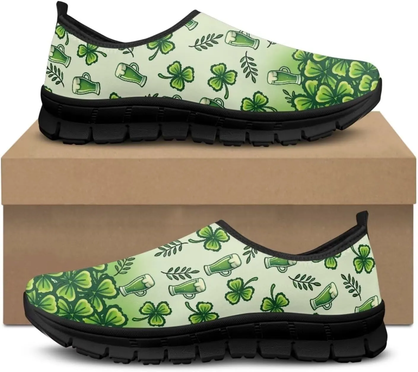 Indoor Outdoor Gym Sneakers Casual House Shoes for Women Classic Soft Breathable and Sweat-Absorbing Walking Loafers for Athletic Size 5.5-11.5 Black Sole