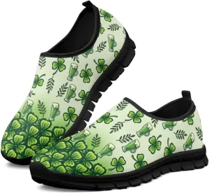 Indoor Outdoor Gym Sneakers Casual House Shoes for Women Classic Soft Breathable and Sweat-Absorbing Walking Loafers for Athletic Size 5.5-11.5 Black Sole