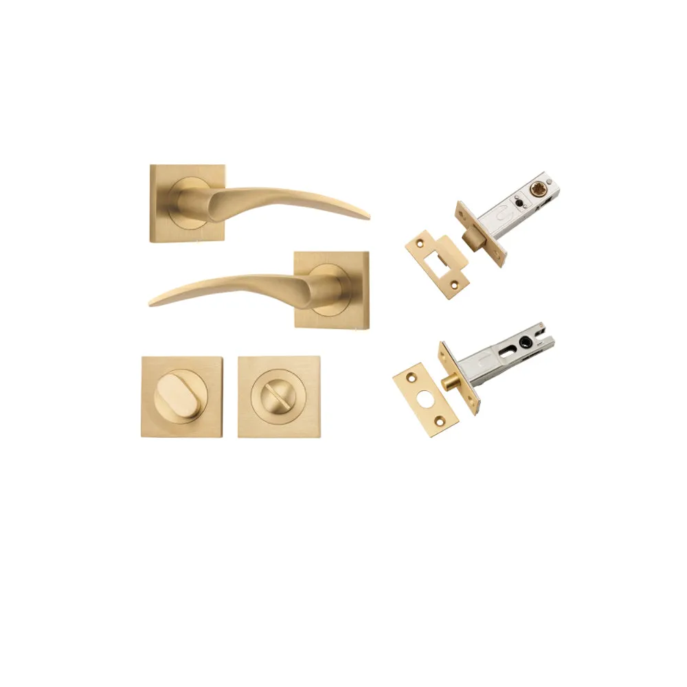 Iver Oxford Lever on Square Rose (Pair)