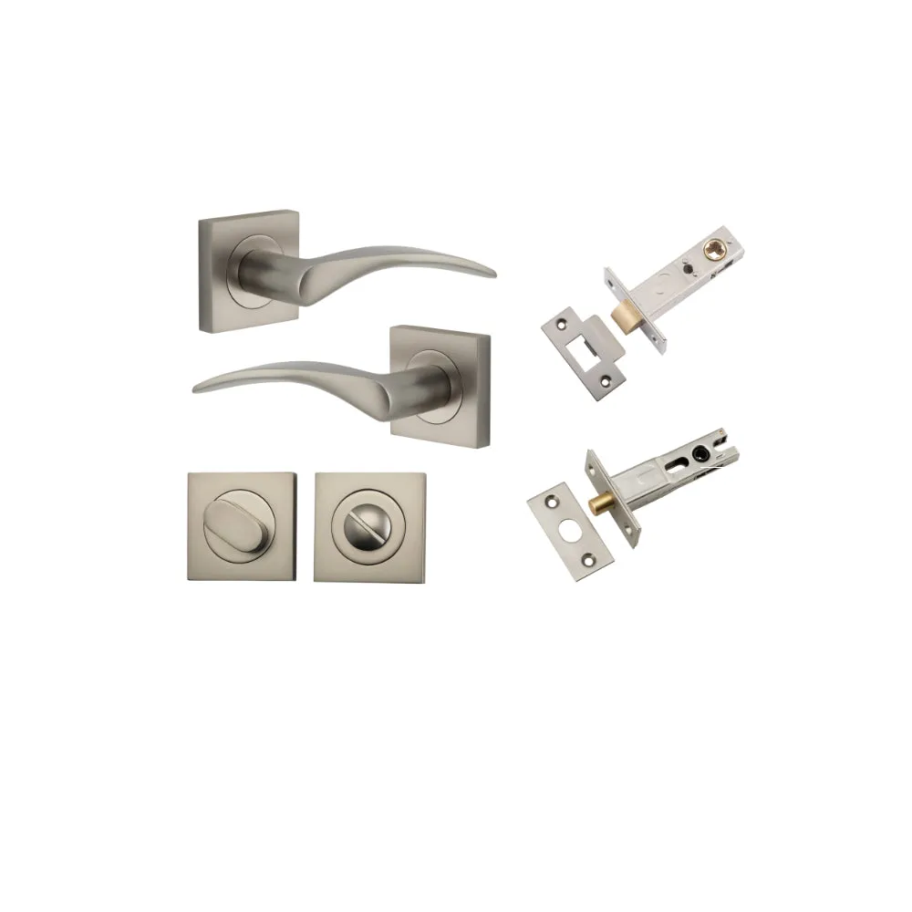 Iver Oxford Lever on Square Rose (Pair)