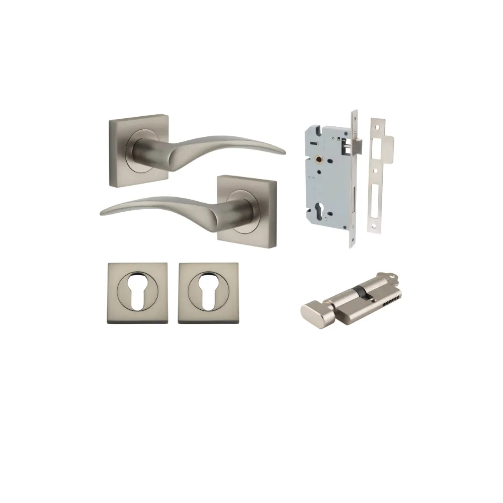 Iver Oxford Lever on Square Rose (Pair)