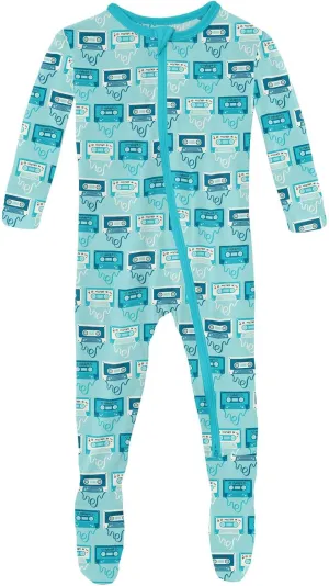 Kickee Little Adventure Footie - Super Cozy, Soft, Breathable, and Playfully Designed