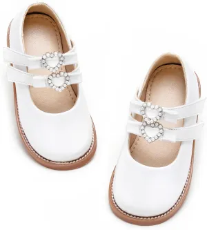 Kiderence Toddler Little Girl Mary Jane Dress Shoes School Oxford for Girls Flats