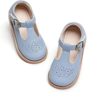 Kiderence Toddler Little Girls Mary Jane Dress Shoes School Oxford for Girls Flats