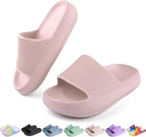 Kids Cloud Slides Boys Girls Flip Flops Slip On Beach Sandals Youth Pool Shower Shoes EVA Summer Slippers（11 Little Kids - 6 Big Kids）