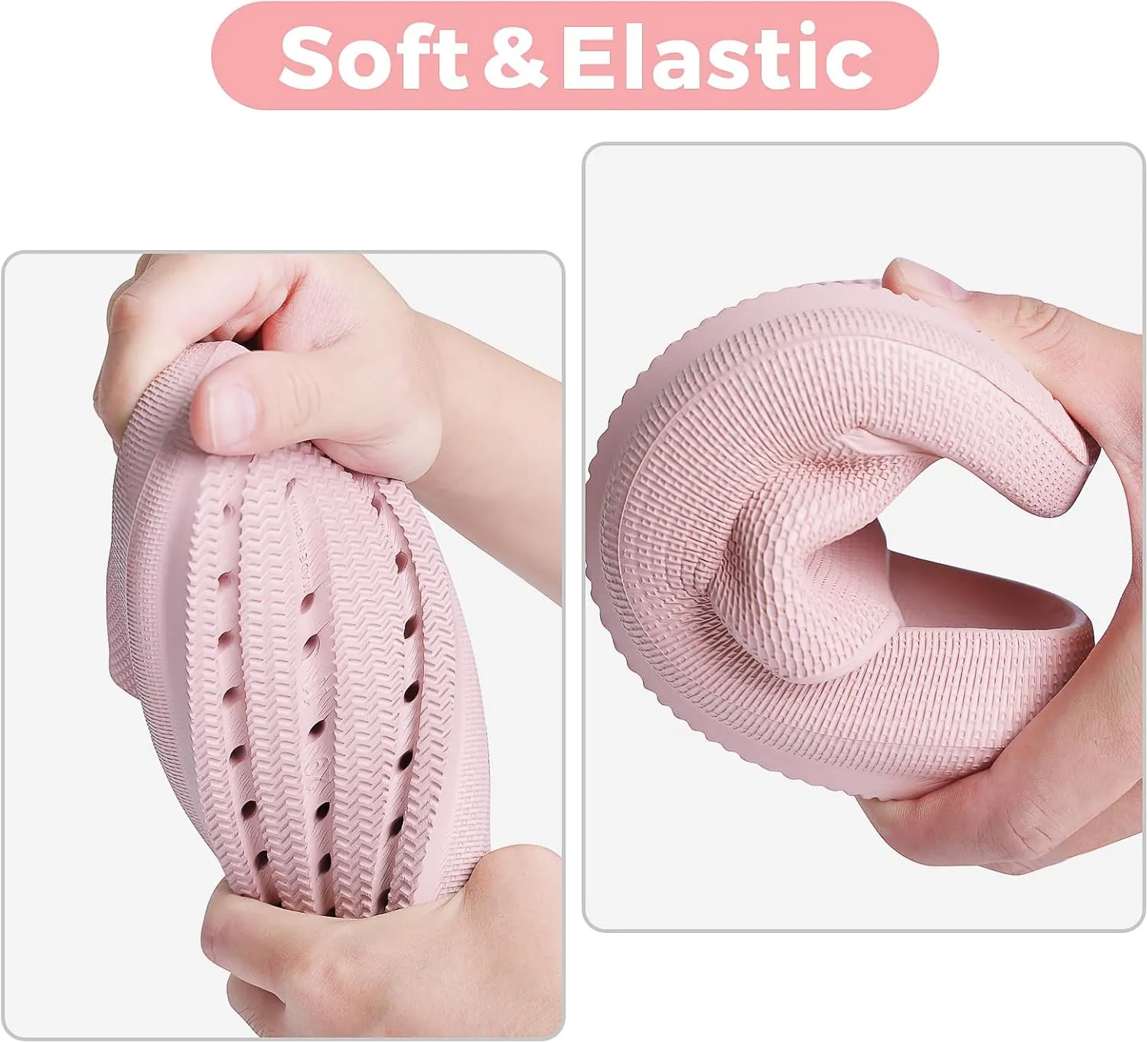 Kids Cloud Slides Boys Girls Flip Flops Slip On Beach Sandals Youth Pool Shower Shoes EVA Summer Slippers（11 Little Kids - 6 Big Kids）