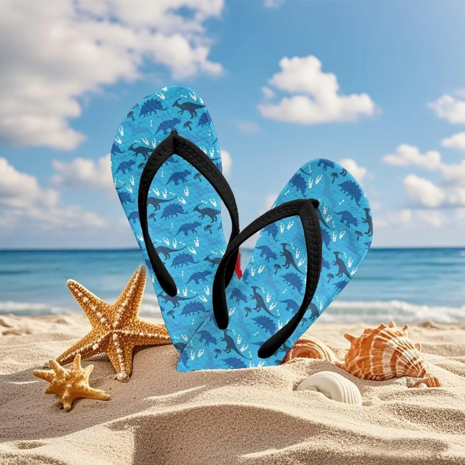 Kids Flip Flops Boys Girls Cartoon Sandals Water Shoes Boys Beach Shoes Flip Flops