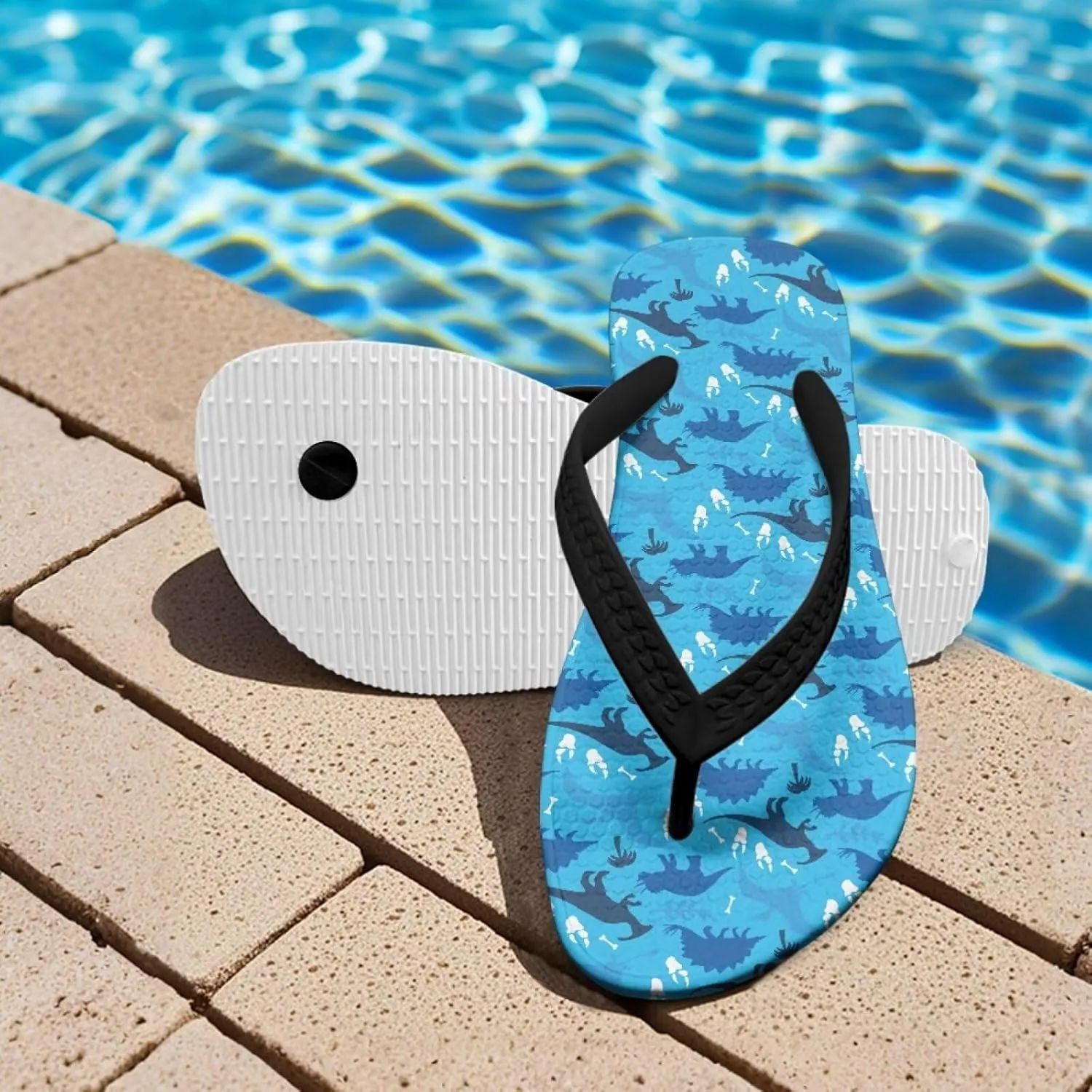 Kids Flip Flops Boys Girls Cartoon Sandals Water Shoes Boys Beach Shoes Flip Flops