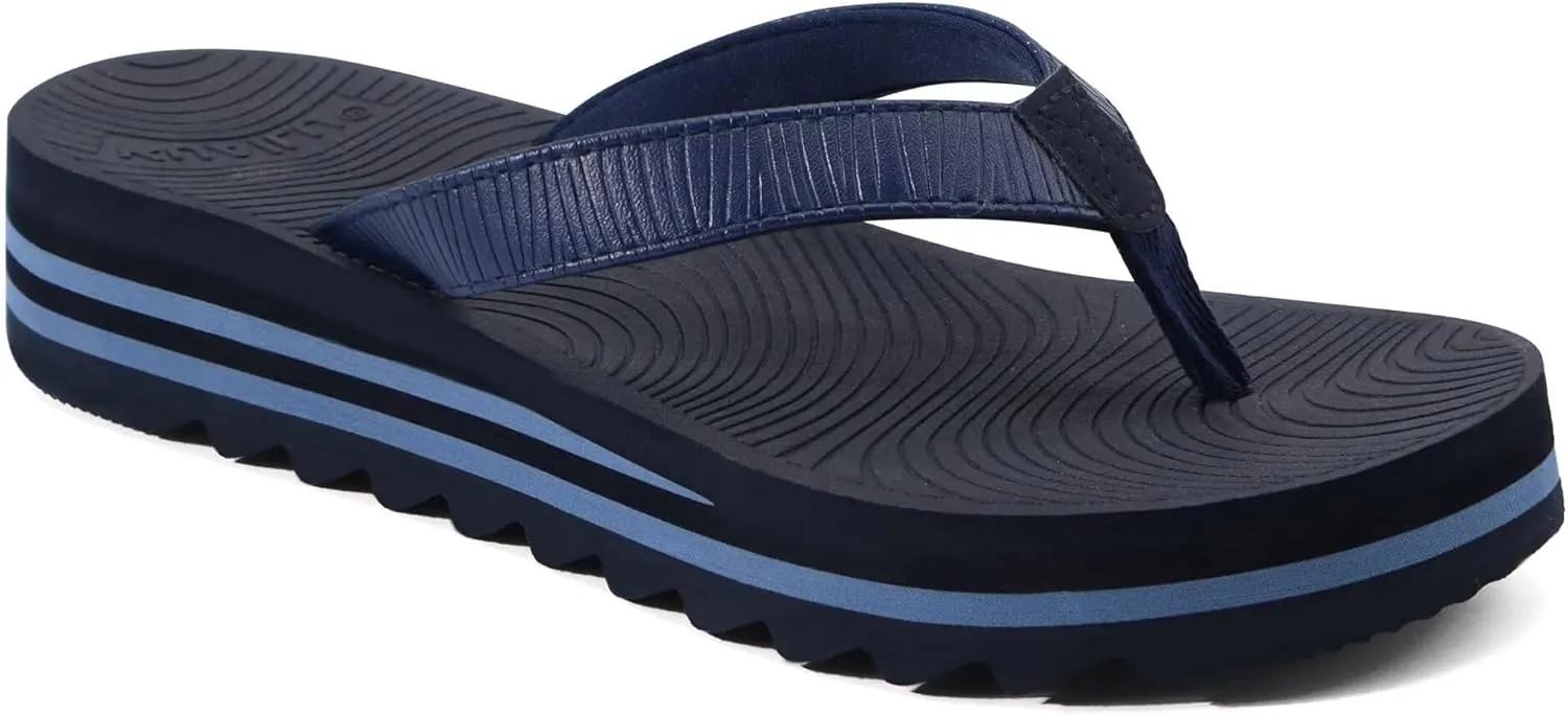 KuaiLu Women’s Flip Flops Ladies Yoga Mat Platform Thong Sandals Dressy Womans Lightweight Summer Slip On Beach Flip Flop Sandles, Soft Cushion Footbed, Arch Support