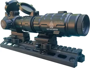 Leapers 3X FTS Magnifier with red dot Sight Combo