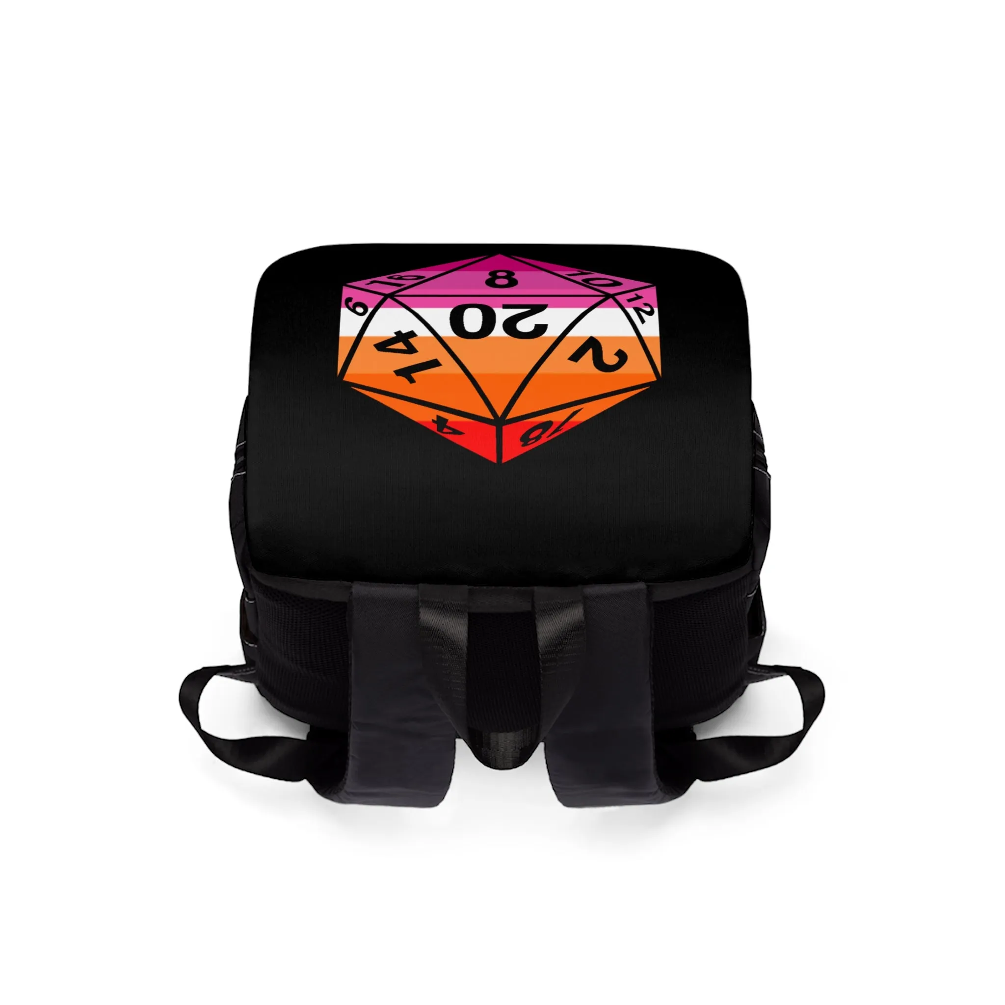 Lesbian Pride D20 -  Casual Shoulder Backpack