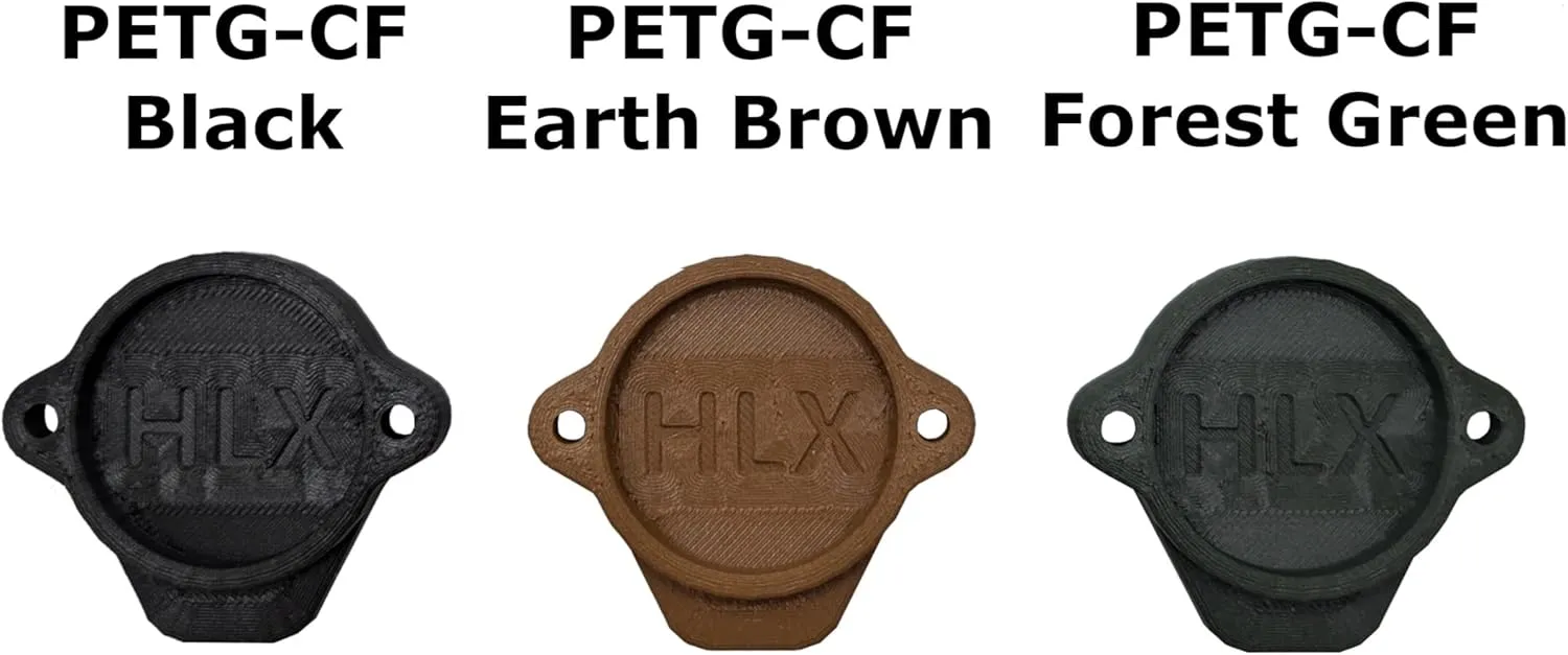 Light/Lens Cover for Weapon Mounted Flashlights Higher-Temp PETG-CF (Earth Brown, 952V - KM3 Head)