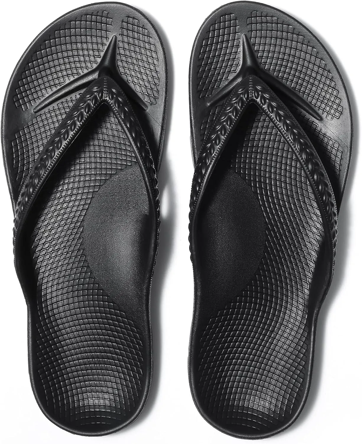 Litfun Women's Arch Support Flip Flops for Plantar Fasciitis Orthopedic Thong Sandals Comfortable Summer Beach Pool Slides