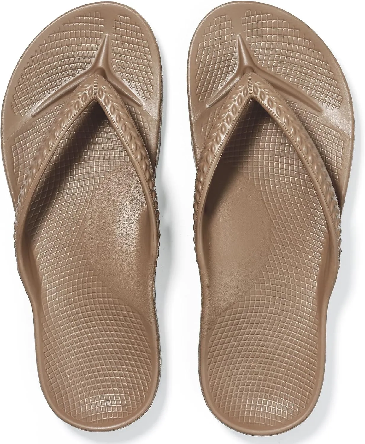 Litfun Women's Arch Support Flip Flops for Plantar Fasciitis Orthopedic Thong Sandals Comfortable Summer Beach Pool Slides