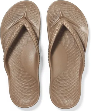 Litfun Women's Arch Support Flip Flops for Plantar Fasciitis Orthopedic Thong Sandals Comfortable Summer Beach Pool Slides