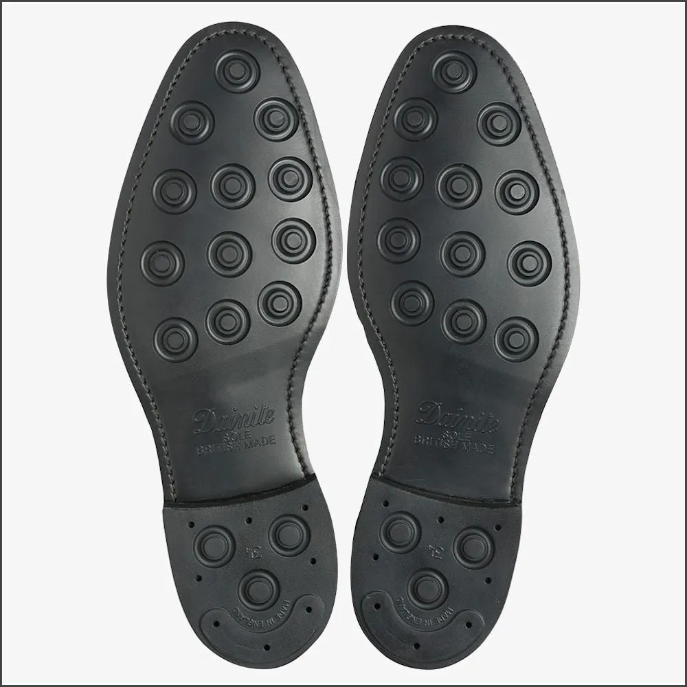 Loake Aldwych Black Calf Oxford Rubber Sole G Fit@