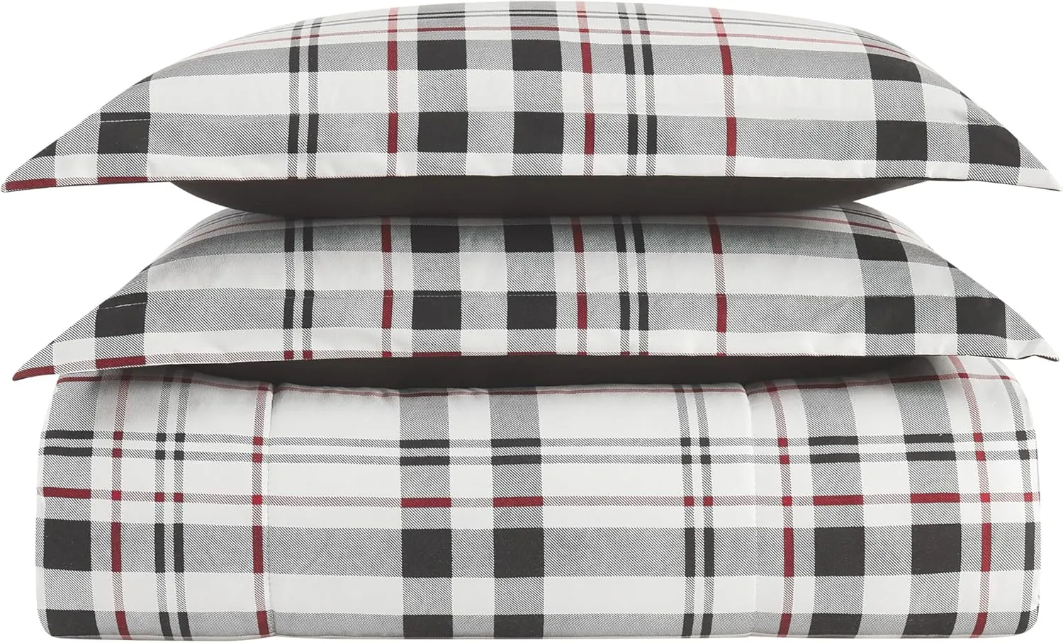 London Fog Charlotte Plaid Comforter Set Multiple Polyester 3-Piece King Comforter Set, Plaid Themed, for Men and Women, Oeko-TEX Certified Confidence