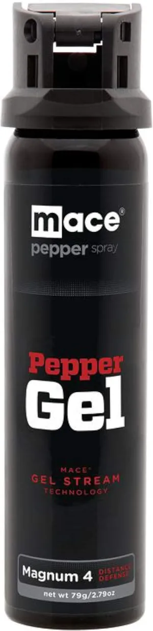 Mace Magnum 3, Magnum 4, or Magnum 9 Pepper Gel Spray, Up to 25 Feet Range, No Wind Blowback, Pepper Spray Gel for Women & Men
