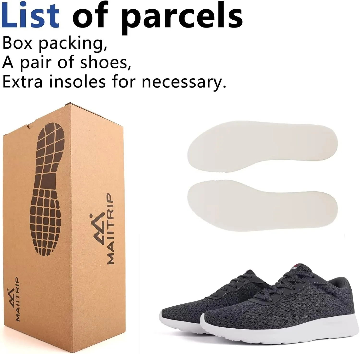 MAIITRIP Mens Walking Shoes,Ultra Lightweight Breathable Tennis Running Shoes Mesh Non-Slip Casual Comfortable Fashion Sneakers Work Gym Workout Athletic Sport Cuhioning Trainers