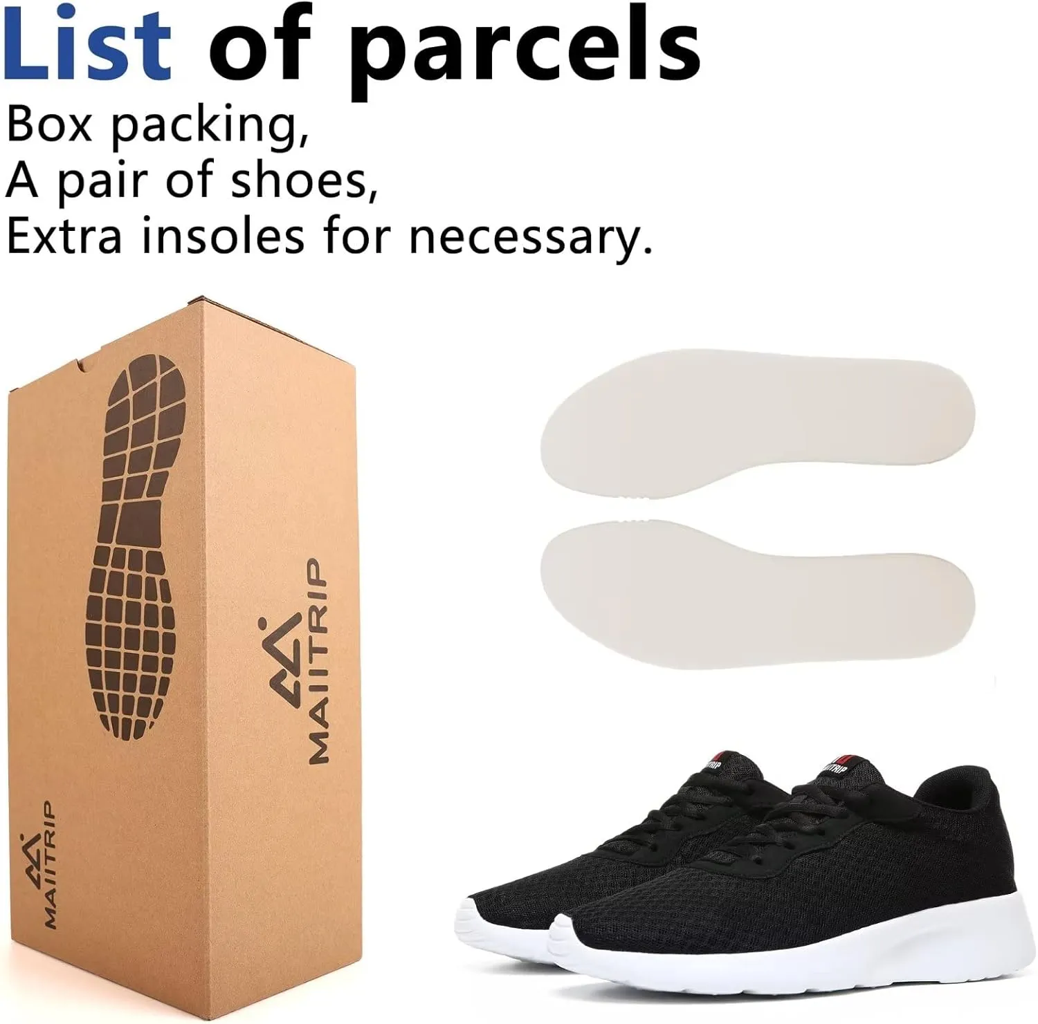 MAIITRIP Mens Walking Shoes,Ultra Lightweight Breathable Tennis Running Shoes Mesh Non-Slip Casual Comfortable Fashion Sneakers Work Gym Workout Athletic Sport Cuhioning Trainers