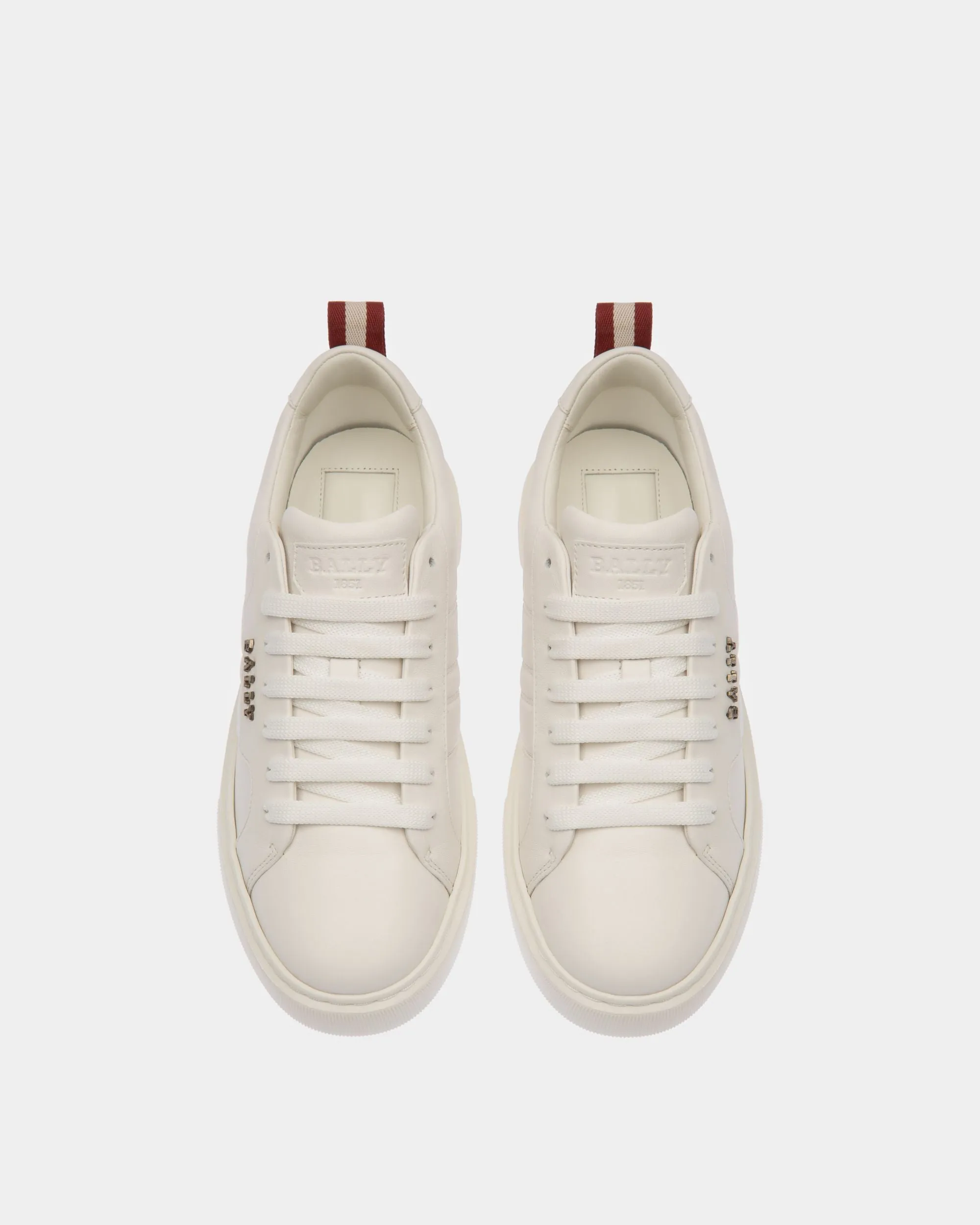 Maxim Leather Sneakers In White