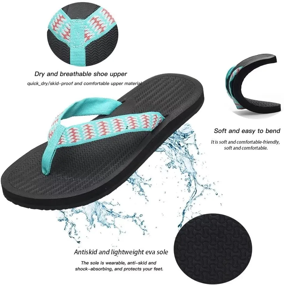 MEGNYA Women’s Flip Flops/Sandals/Summer Beach Slippers