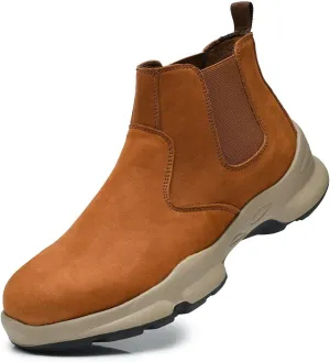 Men's Chukka Boots Genuine Leather Ankle Boot for Men Classic Casual Oxford Style Footwear