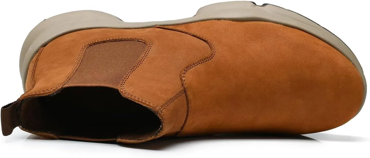 Men's Chukka Boots Genuine Leather Ankle Boot for Men Classic Casual Oxford Style Footwear