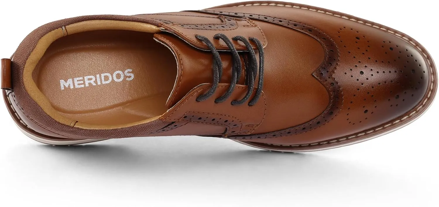 Men's Dress Shoes Business Formal Wingtip Casual Oxford Shoes
