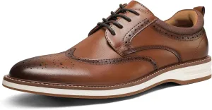 Men's Dress Shoes Business Formal Wingtip Casual Oxford Shoes
