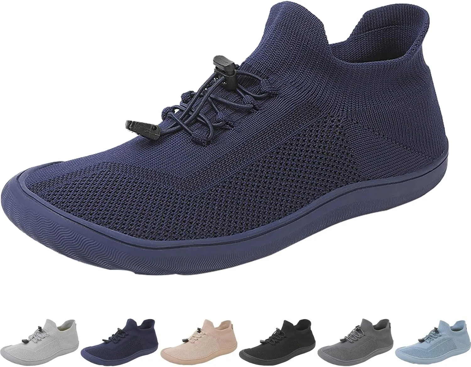 Mens Dress Shoes Casual Oxfords Shoes Knit Lightweight Tennis Shoes Womens Comfort Casual Work Shoes White Platform Sneakers Steel Toe Tennis Shoe Cross Trainer Shoe