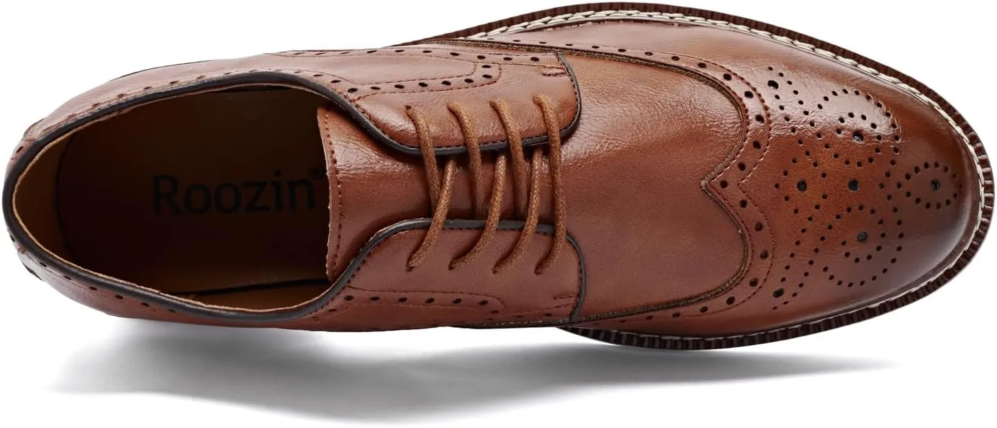 Men's Dress Shoes Oxford Shoes Formal Dress Shoes for Men Business Derby Shoes.