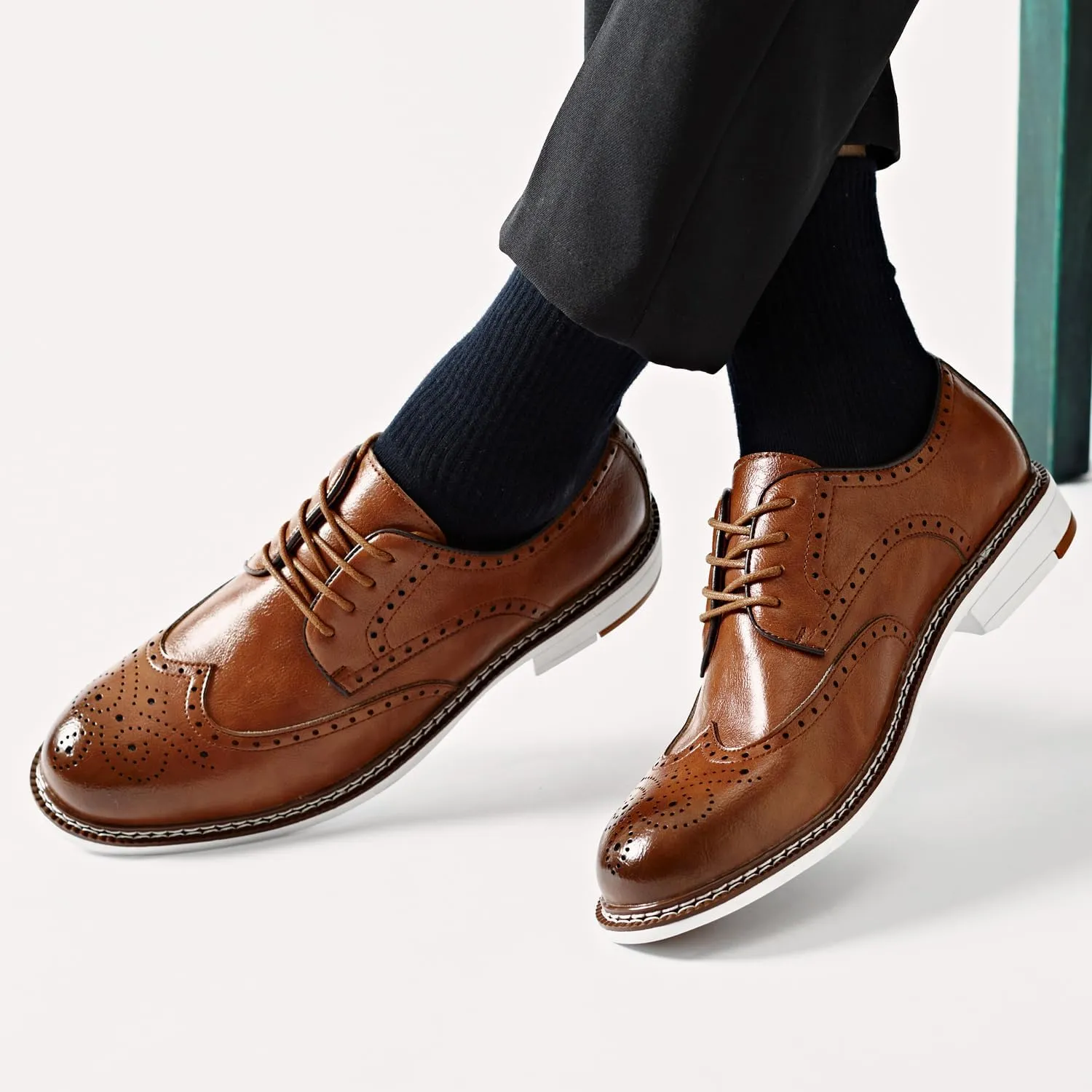 Men's Dress Shoes Oxford Shoes Formal Dress Shoes for Men Business Derby Shoes.