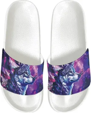 Mens Pillow House Slide Sandals Non-Slip White Bath Sandals Wide Width EVA Flat Shoes Quick Drying Peep Toe Slippers Beach Dress Shoes