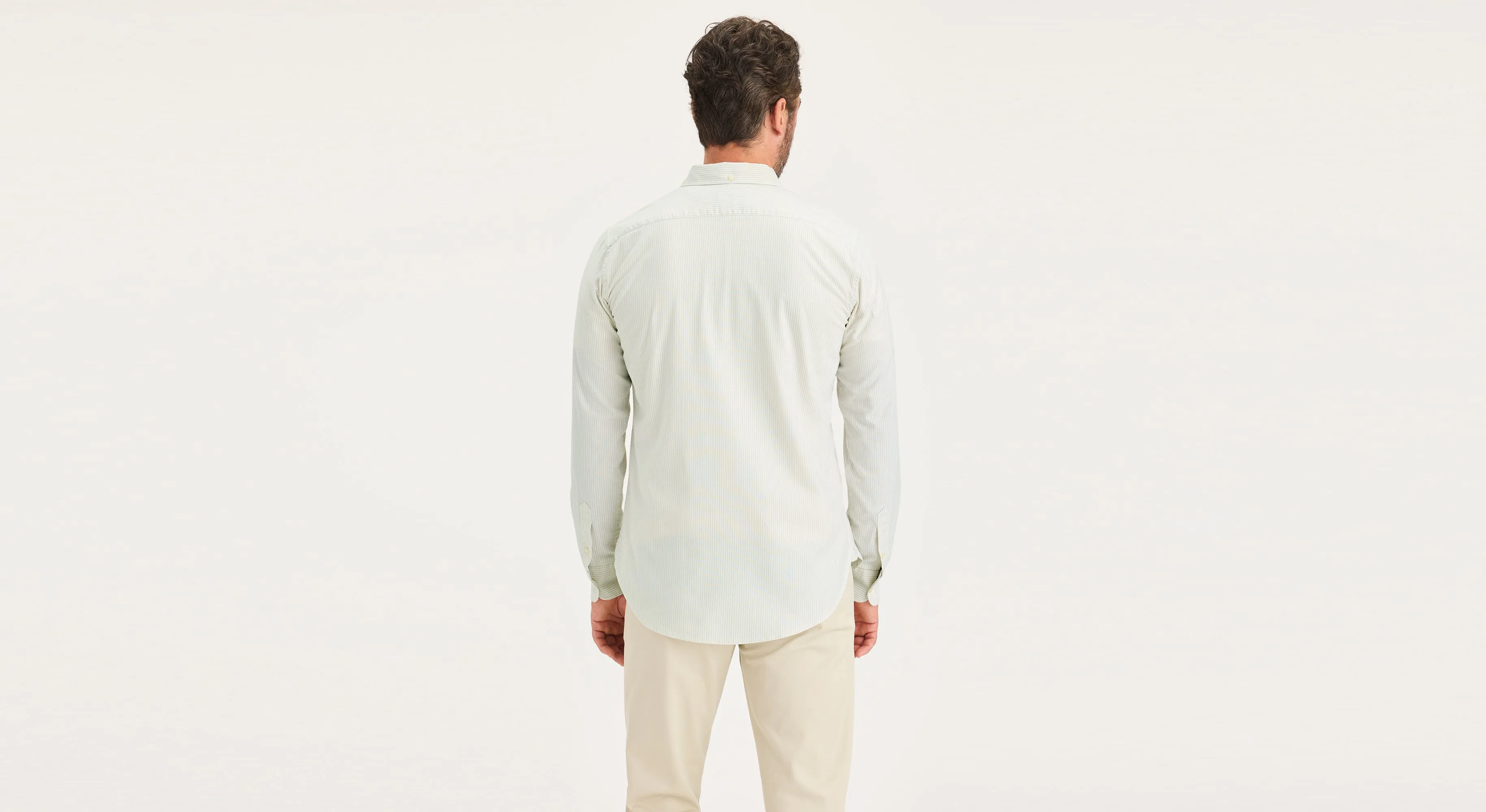 Men's Slim Fit 2 Button Collar Shirt