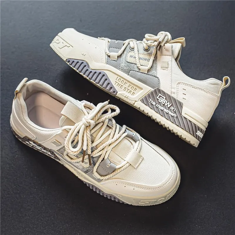 Men's Sneakers Oxfords Lace-Up Lightweight Casual Walking Shoes Men's Fashion Sneaker Unisex Court Advance Sneake