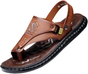 Men's Trendy Outdoor Flip Flops, Casual Sandals with Assorted Colors