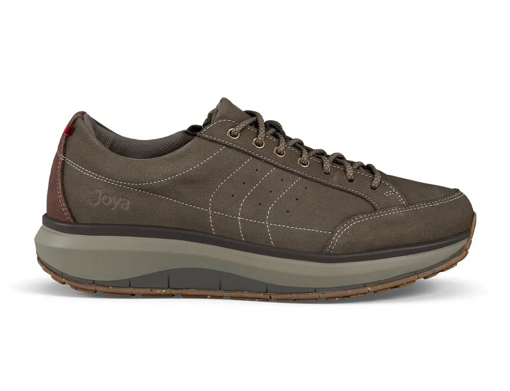 Mens Wave Wide-Fit Zip Moscow Brown Shoes