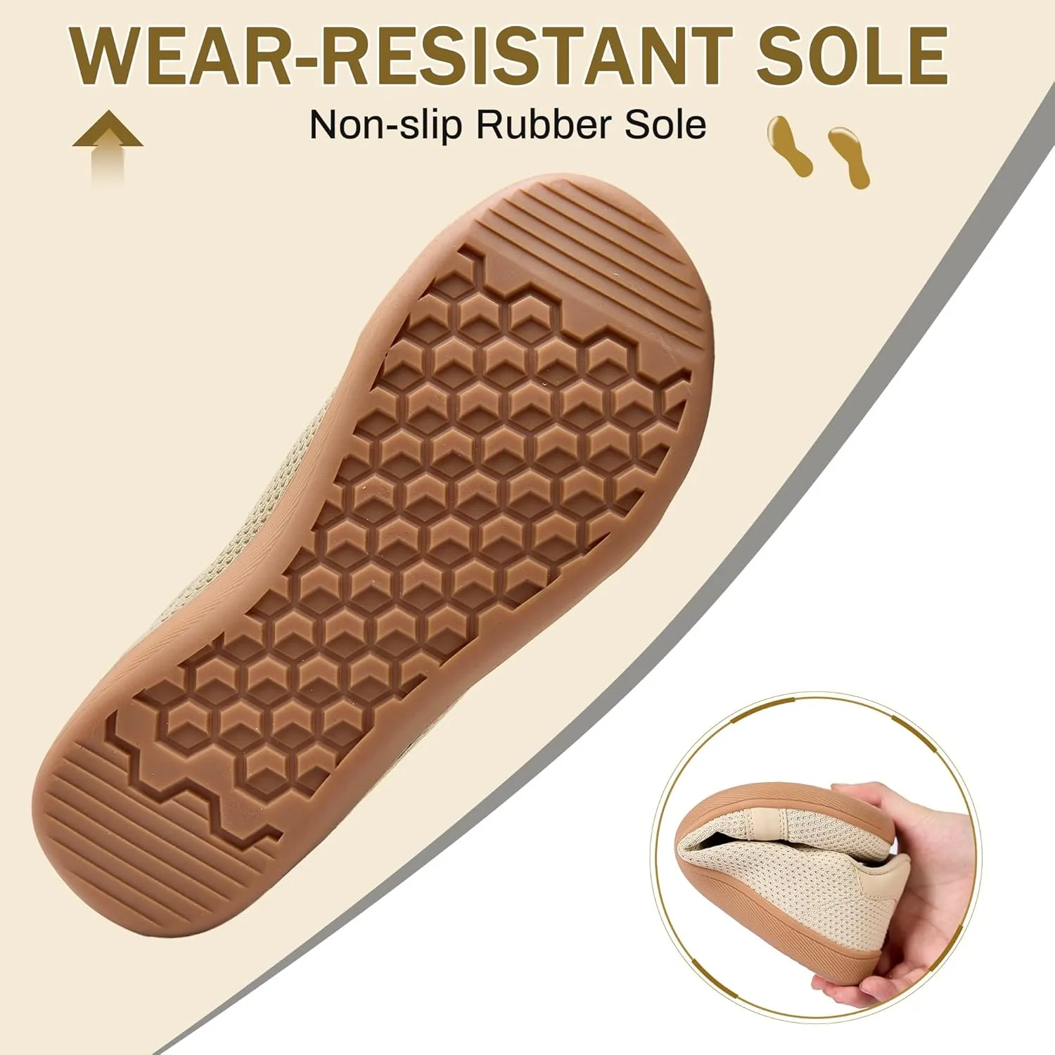 Men's Wide Walking Shoes Barefoot Sneakers Minimalist Running Shoes Zero Drop Sole Trainer Breathable Casual Athletic Shoe