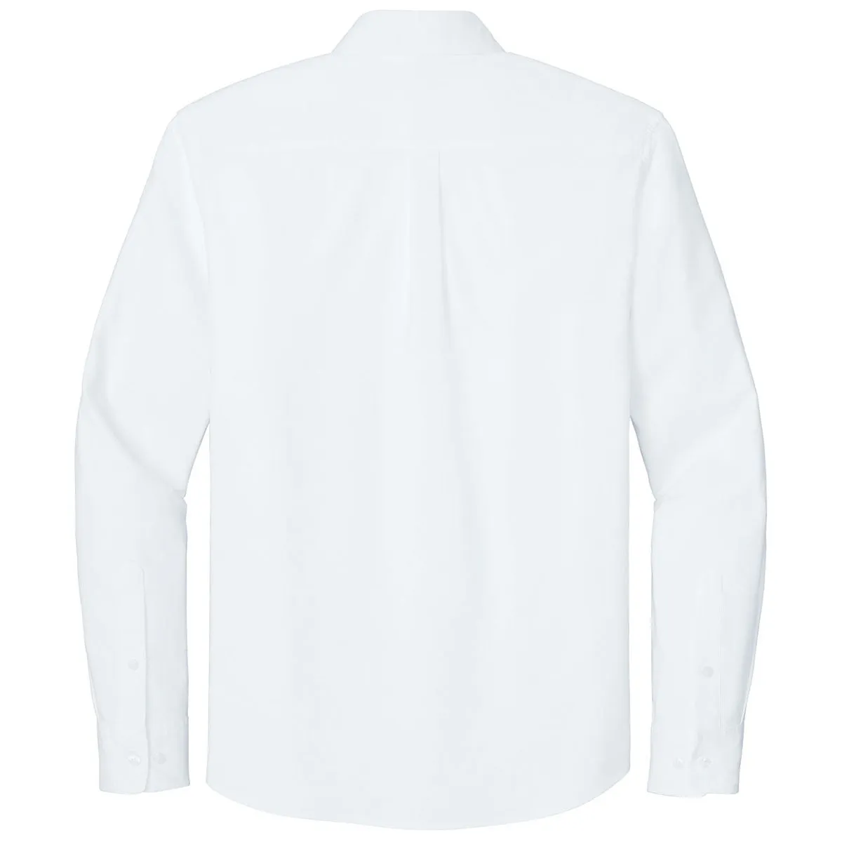 Mercer Mettle Men's White Long Sleeve Modern Oxford Shirt