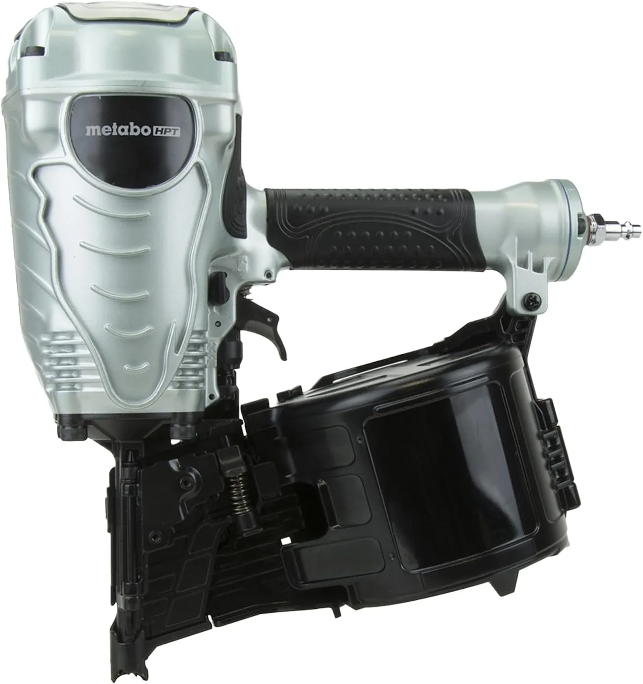 Metabo HPT Coil Framing Nailer, Pro-Preferred Pneumatic Power Nailers in Construction Tools, Versatile Framing Tool for Floor, Truss, and Roof Decking, 15° 1-3/4″ to 3-1/2″ Nails, NV90AG(S)