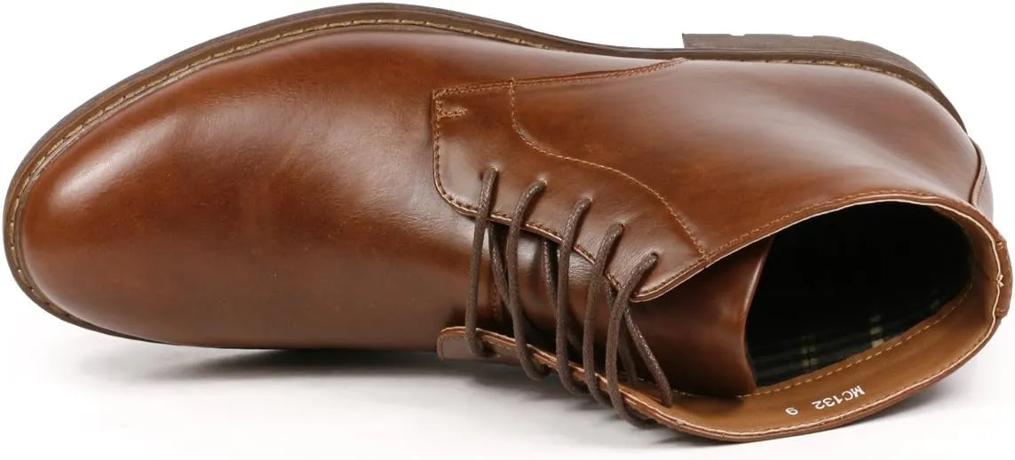 Metrocharm MC132 Men's Lace Up Casual Fashion Ankle Oxford Boot