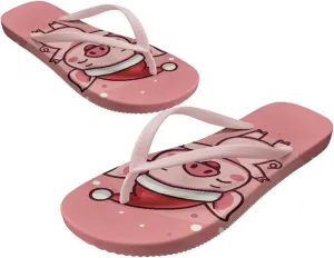 Micoklinlin Womens Flip Flops with Artistic Prints EVA Soft Shower Flat Sandals Summer Bathroom Beach Pool Rubber Slippers