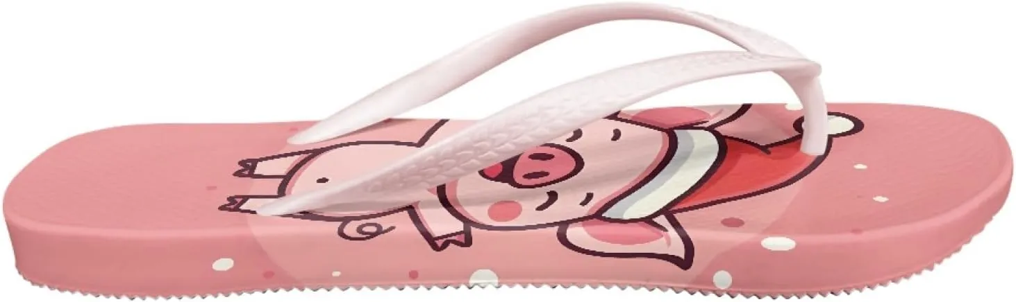 Micoklinlin Womens Flip Flops with Artistic Prints EVA Soft Shower Flat Sandals Summer Bathroom Beach Pool Rubber Slippers