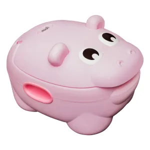 Moon -  Baby Potty Hippo With Pu Cushion - Pink