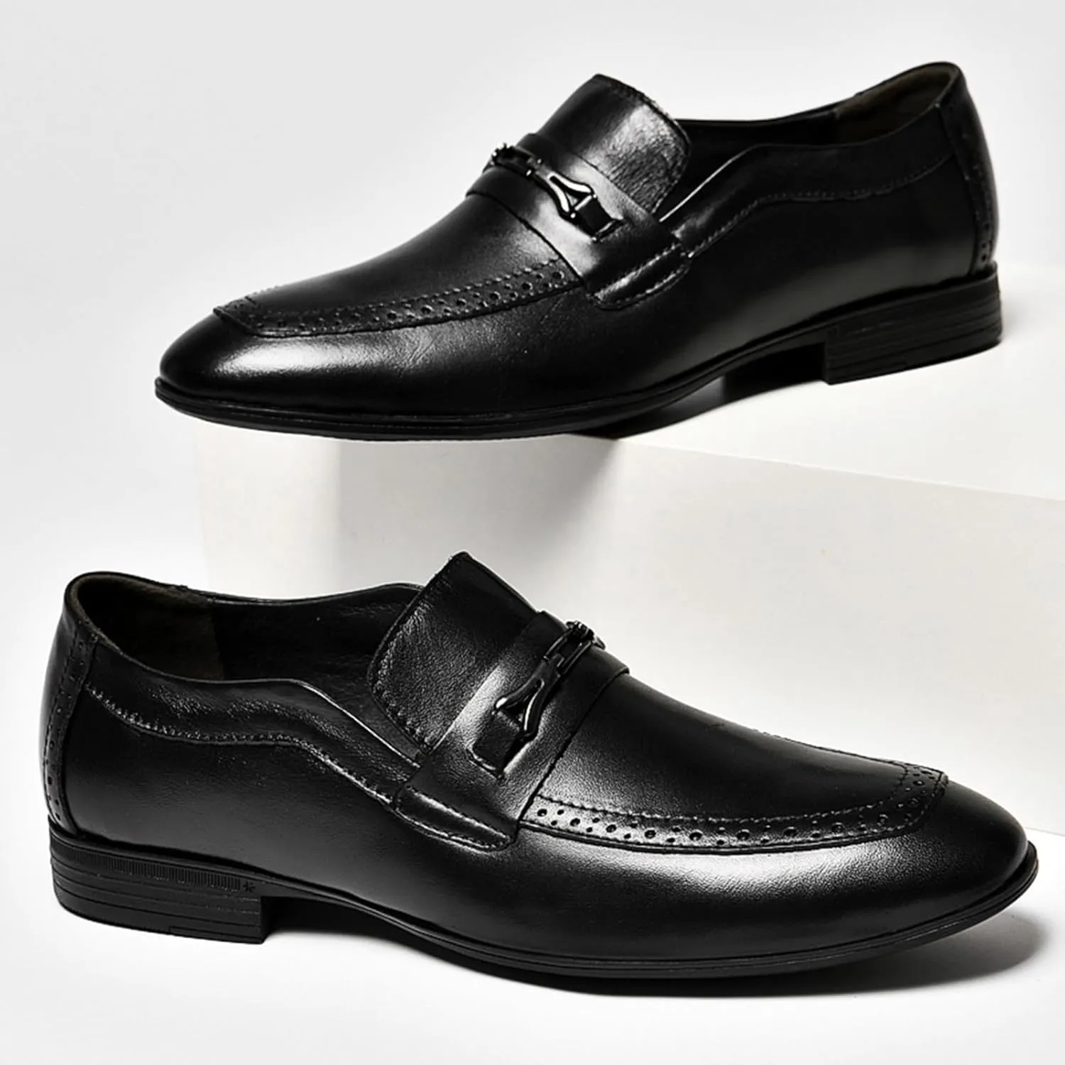 MWX Men's Dress Shoes Formal Business Oxford Classic Pull on Wingtip Casual Shoes