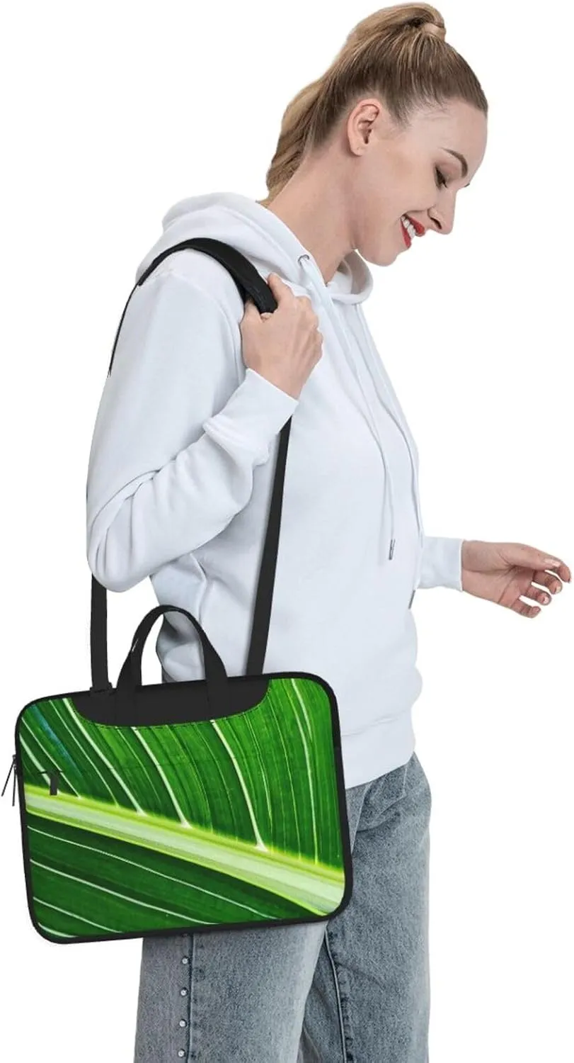 Natures' Rhythm Print Laptop Bag, 13-15.6 inch Work Tote Briefcase Messenger Bag Gifts for Men Women