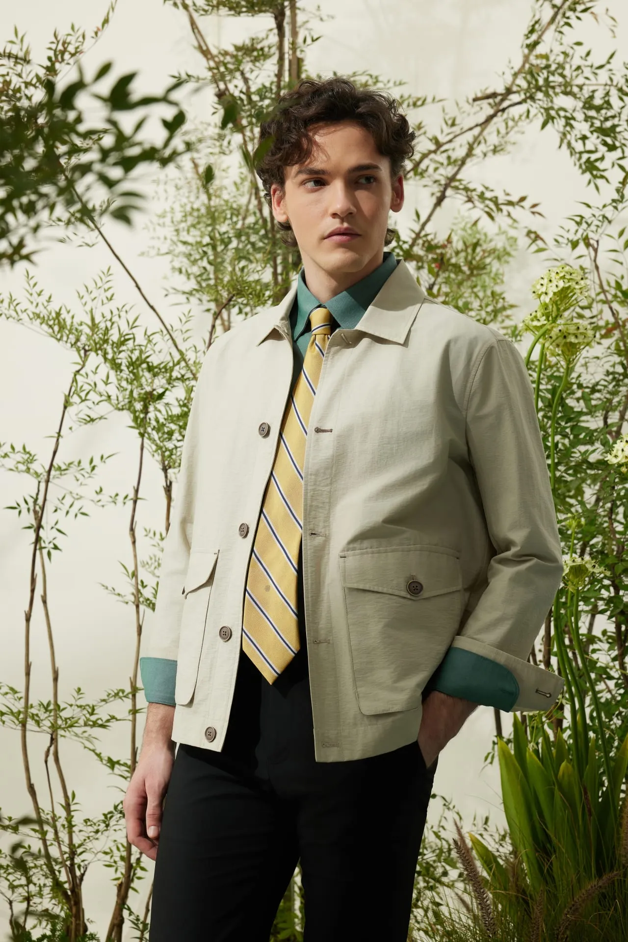 Non-Iron Cotton Stretch Smart Fit Oxford Shirt