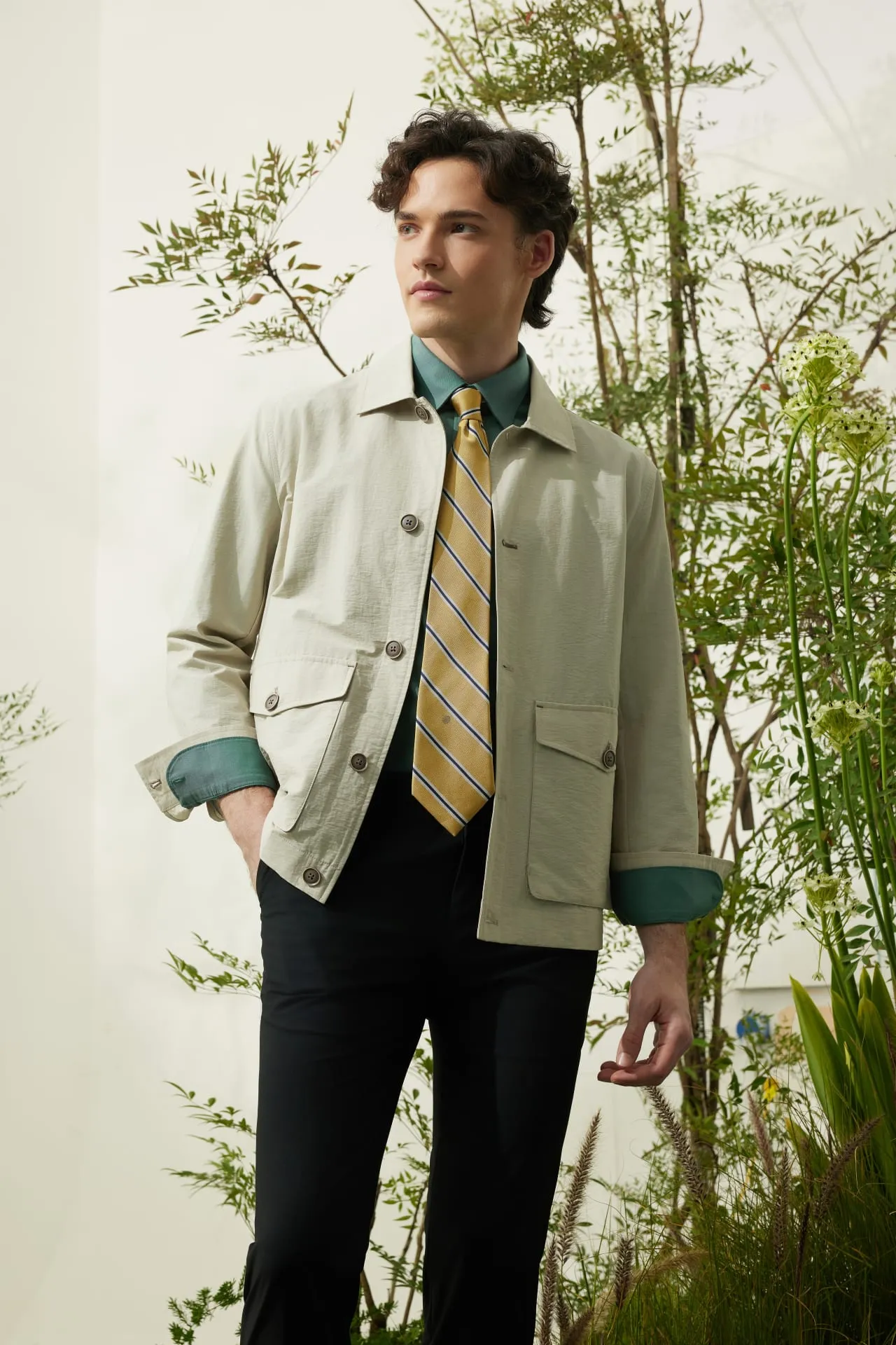 Non-Iron Cotton Stretch Smart Fit Oxford Shirt