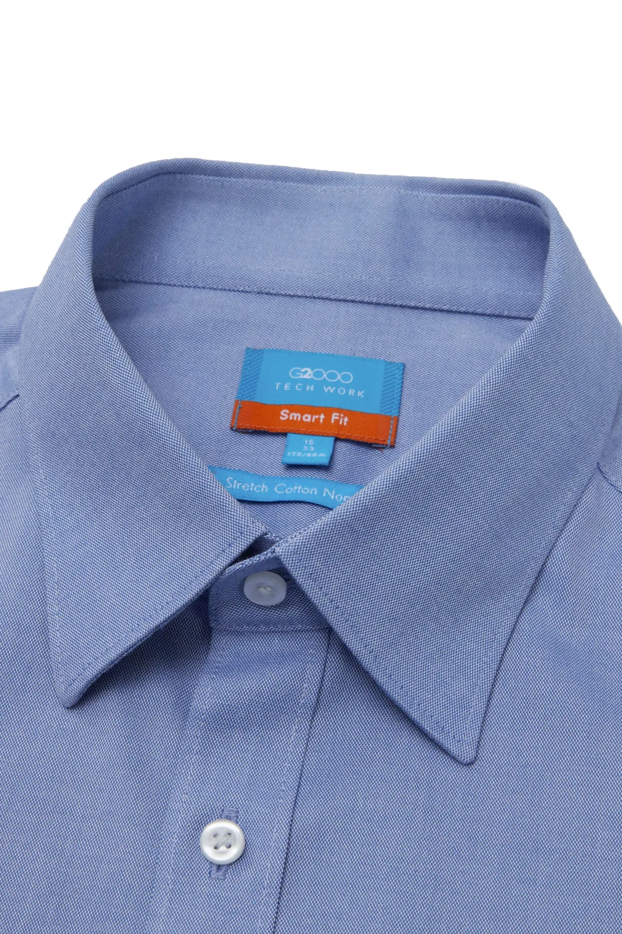 Non-Iron Cotton Stretch Smart Fit Oxford Shirt